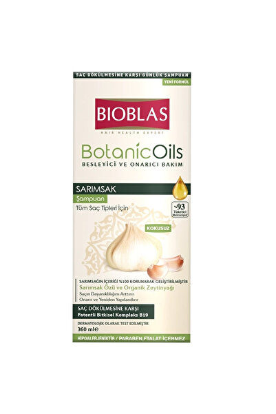 Bioblas Botanic Oils Sarımsak Şampuanı 360 ml