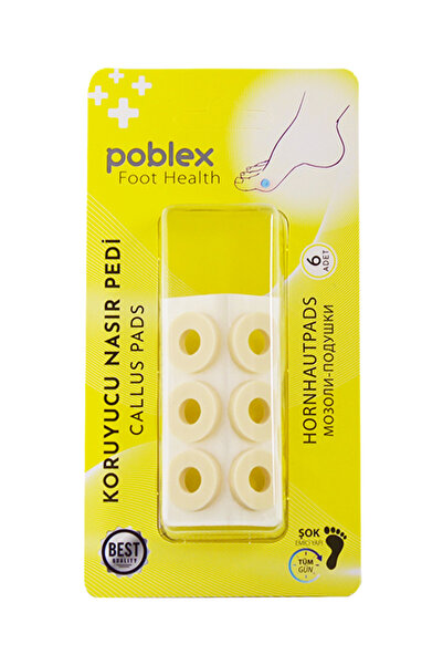 Poblex Koruyucu Nasır Pedi 6 Adet