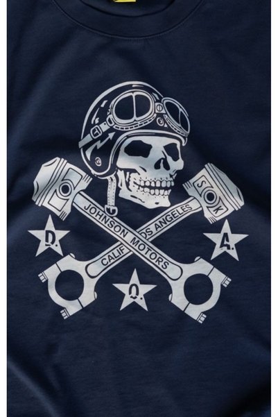 Overdrive Tricou Johnson Motors pentru motociclete cu potrivire normală