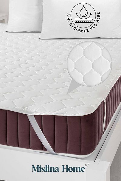 Mislina Home Quilted Cotton Corner Elastic Pad Liquid Waterproof Baby Kids Mattress Protector Mattresses