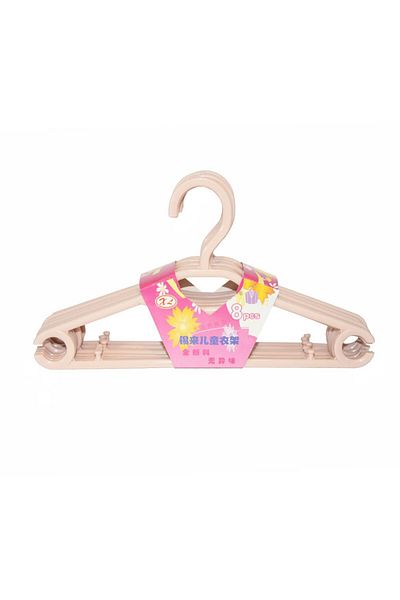 Generic 8-Piece Small Plastic Clothes Hanger Set