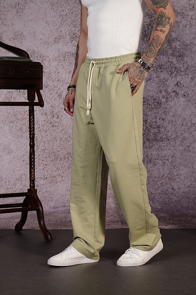 Butik TREND WE Ανδρικό παντελόνι από ύφασμα 2 νημάτων με ελαστική μέση και κορδόνι