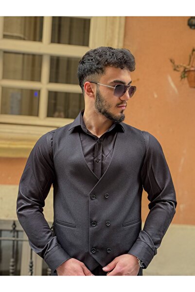 Dupont Slim Fit Yelekli Takım Elbise