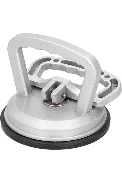 Generic Aluminum Car Dent Remover Tool with Handle - Ideal for Glass, Tile, Mirrors, Granite (Silver)