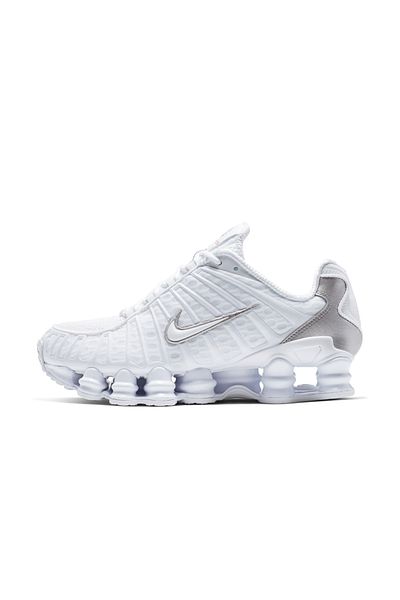Nike Women's Shox Tl White Metallic Silver Max