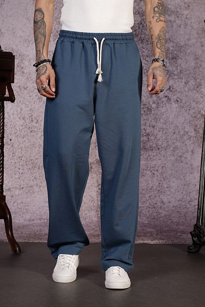 Butik TREND WE Ανδρικό παντελόνι από ύφασμα 2 νημάτων με ελαστική μέση και κορδόνι