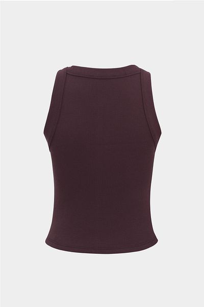 Açelya Okcu Halter Collar Cotton Slim Fit Premium Women's Tank Top
