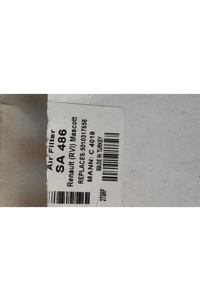 Sardes Renault Mascot Air Filter Sardes Sa486