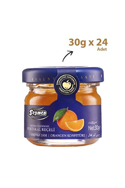 Seğmen Portakal Reçeli Kavanoz 30g (24'lü)