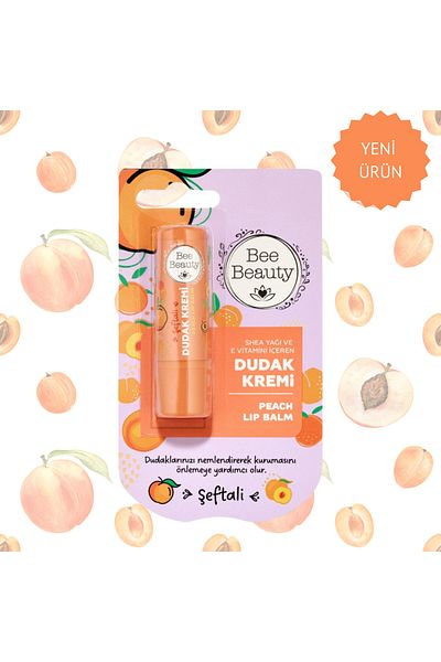 Bee Beauty Peach Lip Balm