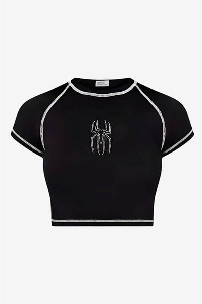 Carpe Reverse Stitch Stone Spider Crop Light Shoes