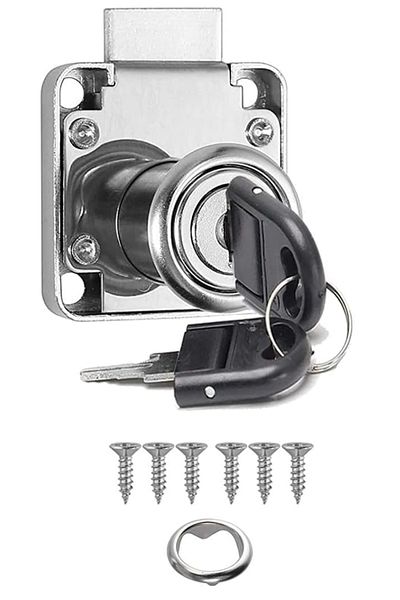 Generic 22mm Security Cabinet and Drawer Lock with Key - Versatile Lock for Furniture, Drawers, Homes and Offices