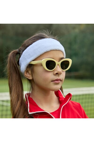 Okkia Lini Paris Bambina Unisex Kids Sunglasses Cream 6/10 Years