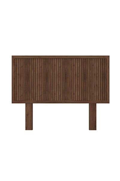 RENAZZO Alaz Model Ceviz Renk Ahşap Tek Başlık ( DİKEY )