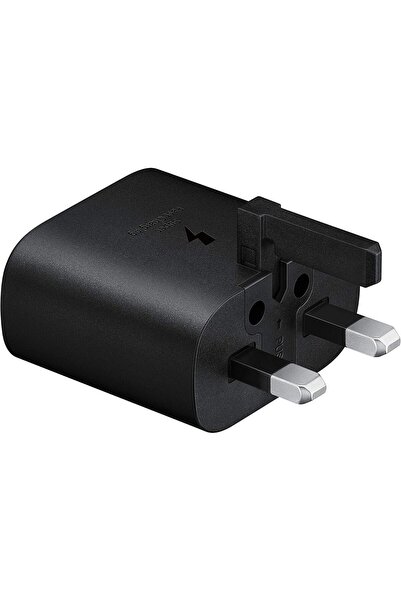 Samsung محول سفر 25 وات (شحن فائق السرعة بدون كابل USB) أسود