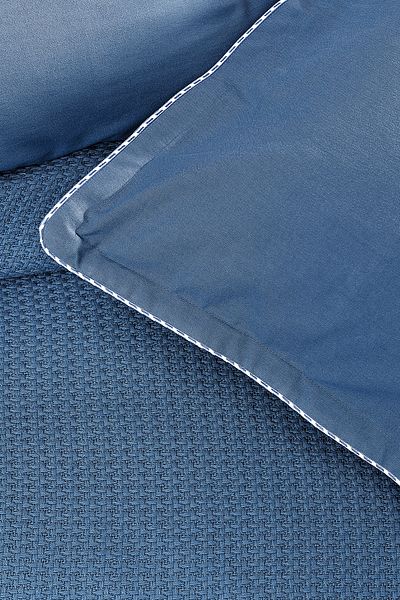 Yataş Set Liya din bumbac piqué unic - Indigo