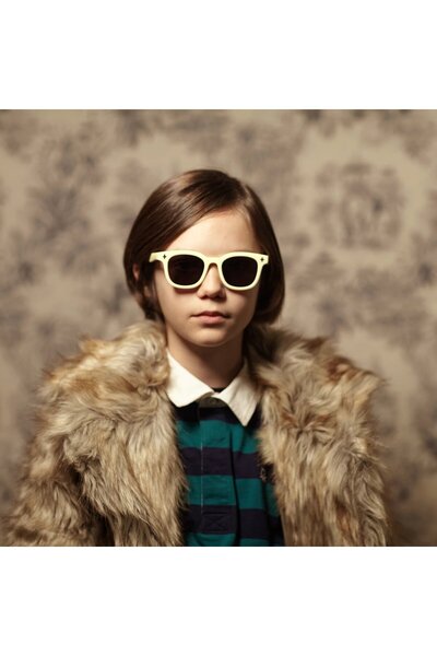 Okkia Okkialini Paris Bambina Children's Sunglasses Cream 3/5 Years Old