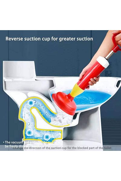 Generic Powerful Toilet Plunger for Cleaning Drains and Toilets - Effective Tool for Clearing Blockages