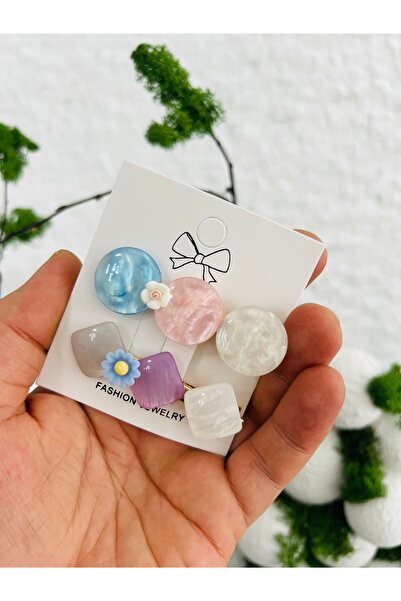Derin Düşler Adult Children's Hair Clip Set 2 Colorful Hair Clips