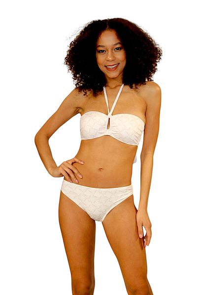 shra mayo Strapless Halterneck Hollow Out No Padding Sweetheart Bikini Set