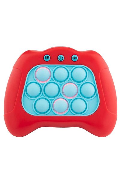CraftID Pop It electronic toy with anti-stress pattern, sensory, lights and sound - red