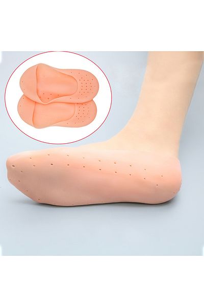 Altın Nokta Basım Yayın - Kaynak Kitaplar 1 Pair Silicone Breathable Booties Silicone Foot - Heel Protector Moisturizer