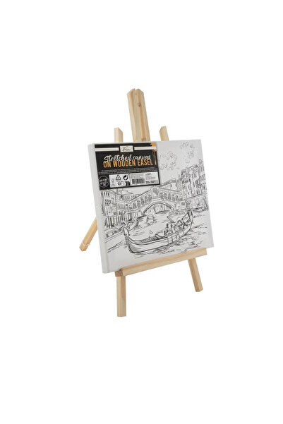 Nassau Sevalet din lemn cu panza pictura 30x22,5 cm predesenata model - Venetia