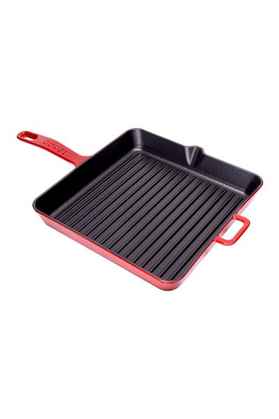 Sürel Square Grill Pan Gradient Red 30 cm