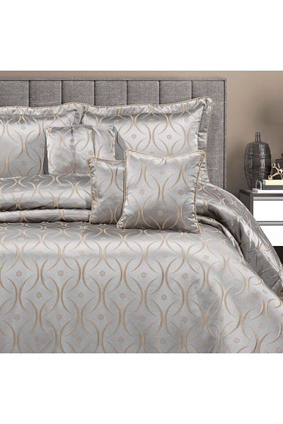 Solinas Collection Hera Mink Double Bedspread - Dowry Design