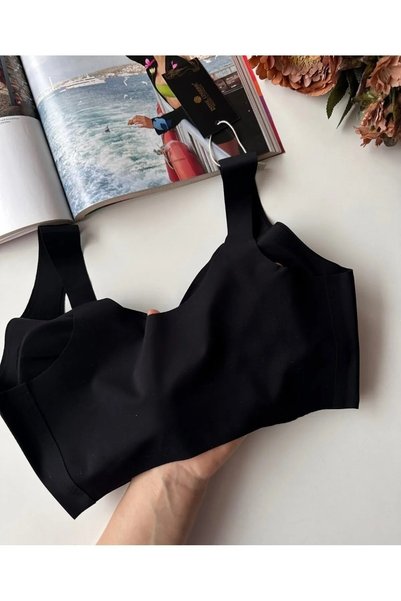 m mlinda Seamless Seamless Bralet Without Underwire Soft Comfortable Bra with Removable Pads F.K 1249