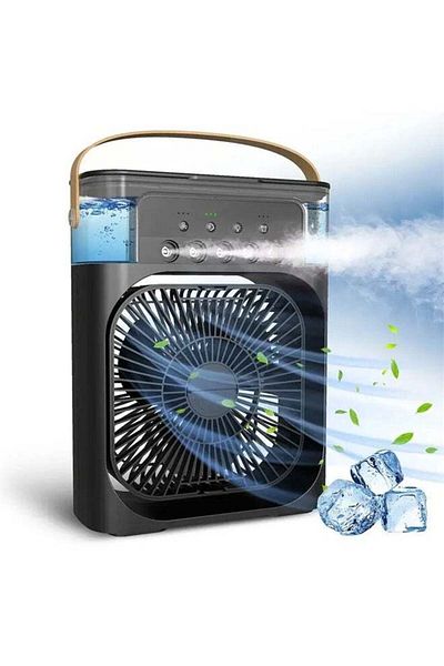 Cady One Mini Air Cooling Fan with 500ml Water Tank 3 Wind Modes 3 Spray Modes 7 Colors USB Rechargeable