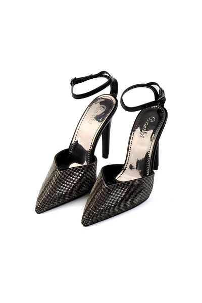 Bambi Black Women's Classic Heeled Shoes K01227173187