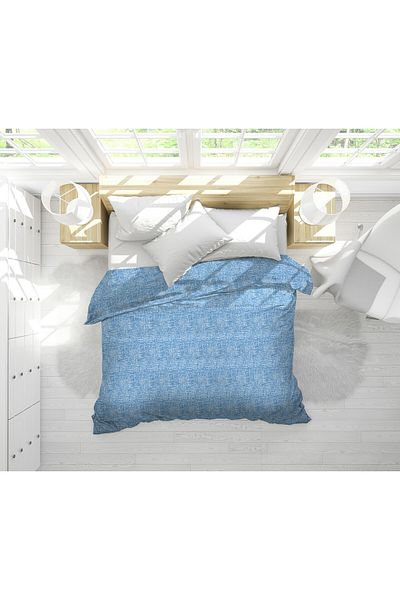 ALCAM Pilota Jeans, microfibra matlasata, 210x240 cm, 350g/mp