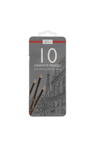 Nassau fine art Set 10 Creioane Grafit Tarii Diferite