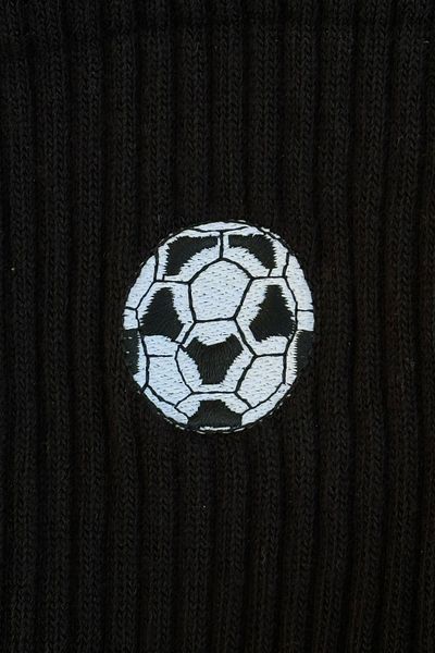 Socrates Black Azteca Towel Socks