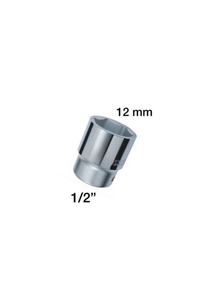 Baytec Bay-Tec 1/2'' Six Corner Socket Wrench 12 mm