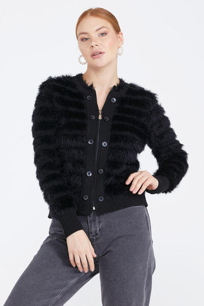 Sementa Women's Knitwear Jacket - Black