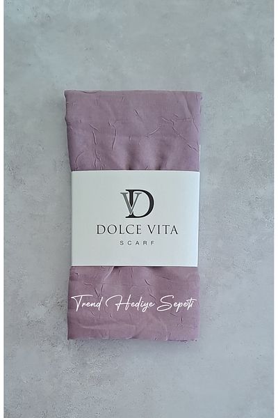Trend Hediye Sepeti Lilac Colored Bamboo Scarf