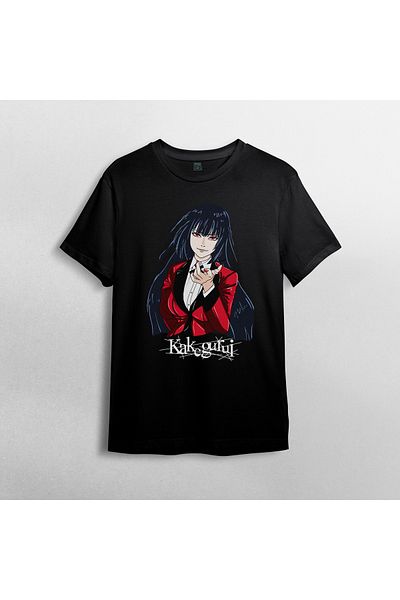 Pixxa Μπλουζάκι Kakegurui Unisex 100% Cotton Crew Neck Μοντέλο 1