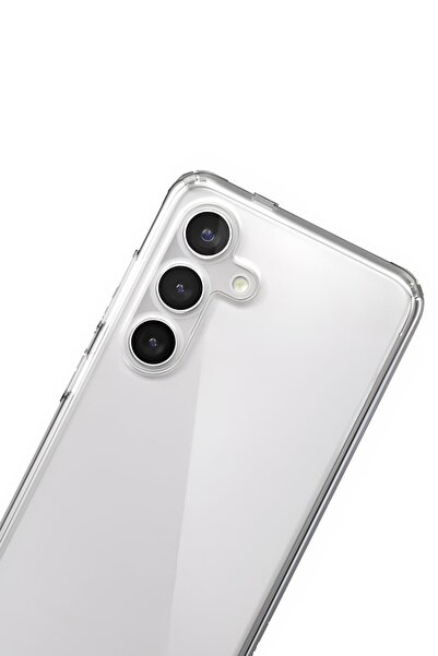 mooodcase Samsung A25 Uyumlu Premium Silikonlu Şeffaf Telefon Kılıfı