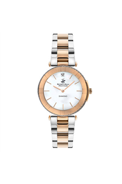 Beverly Hills Polo Club ساعة بيفرلي هيلز بولو كلوب النسائية التناظرية ذات الم...