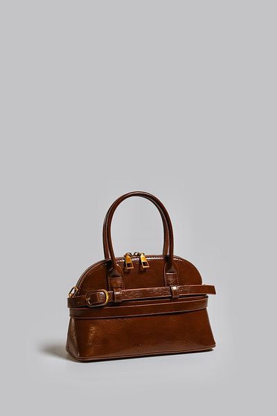 Çantacımstore Belted Mini City Tan 050325   - Only for Women