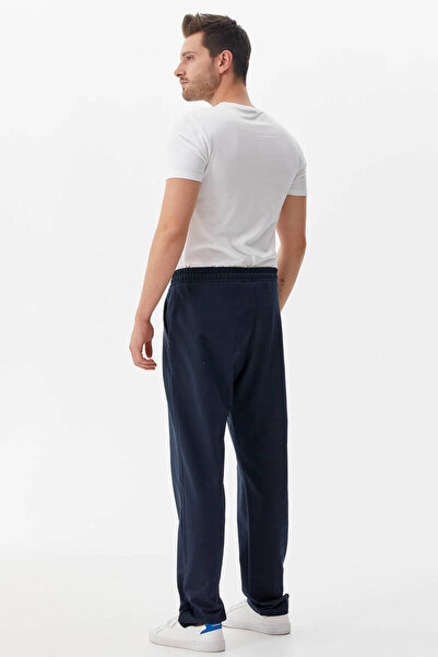 Sementa Παντελόνι φόρμας με πλέξη - Μπλε