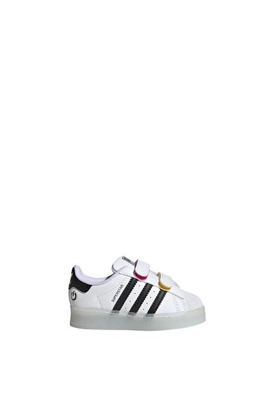 adidas White Baby Sneaker Superstar Led Lights Cf I Jı0508