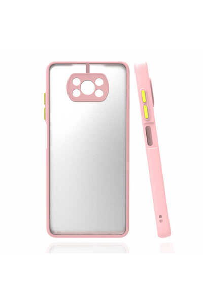 halkhouse Xiaomi Poco X3 Kılıf Transparan Şeffaf İz Yapmaz Esnek Sert Silikon...