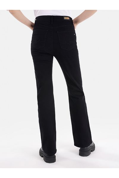 Colin's 791 Pantaloni negri de damă Monica Regular Fit cu talie medie Bootcut