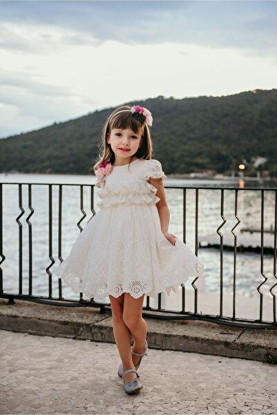 MIALORA EXCLUSİVE By Emel Ebru Özdemir Özel Tasarım Kız Çocuk Elbise, Dantel ...