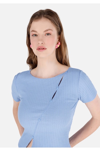 Colin's Mavi Kadın Tshirt K.kol