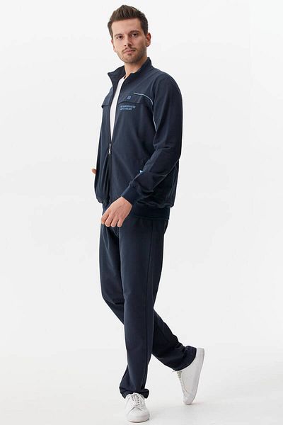 Sementa Σετ φόρμας με φερμουάρ Stand Collar - Navy Blue