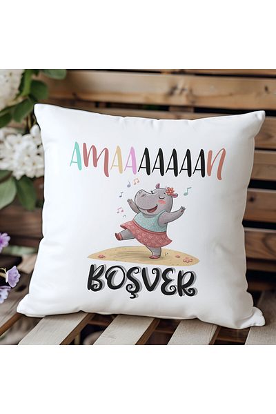 qoeuyl boutique Amaaan Forget It Printed Funny Gift Fiber Satin Decorative Pillow